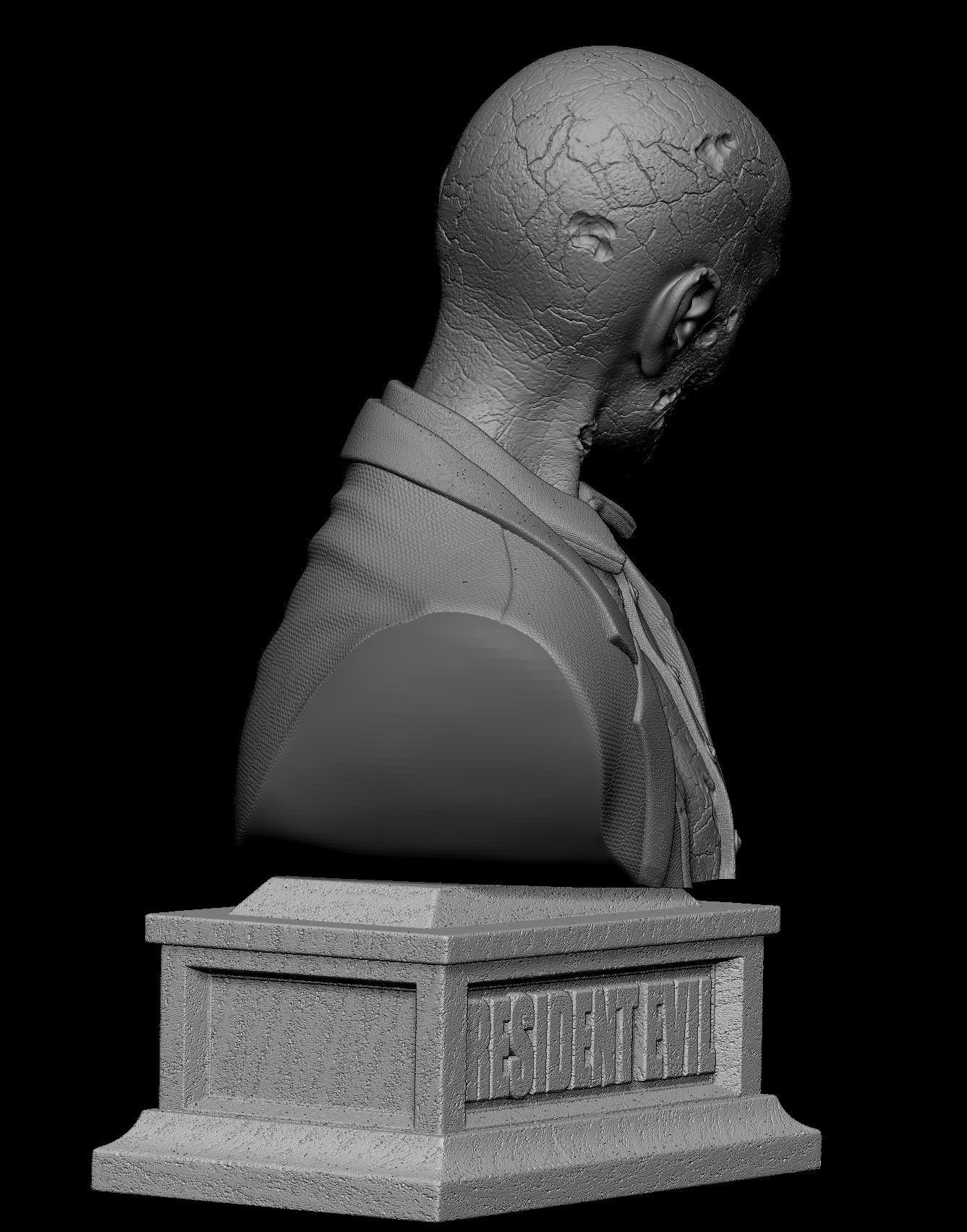 RESIDENT EVIL - FIRST ZOMBIE 3D print model_6