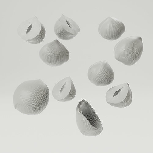 Hazelnuts - Var02 3D model 2