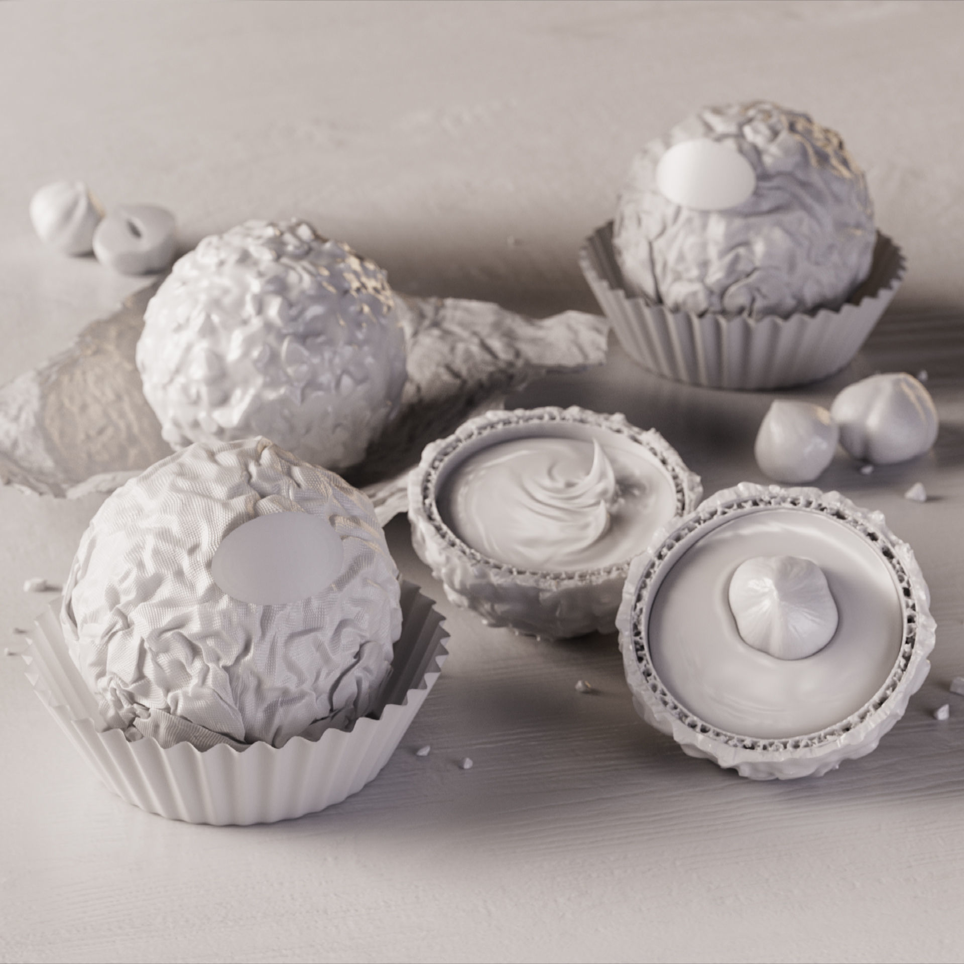 Hazelnuts - Var02 3D model_5