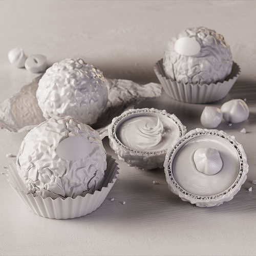 Hazelnuts - Var02 3D model 6