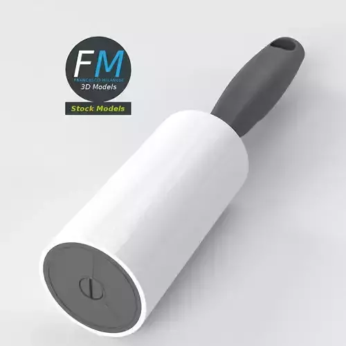 Sticky paper lint roller