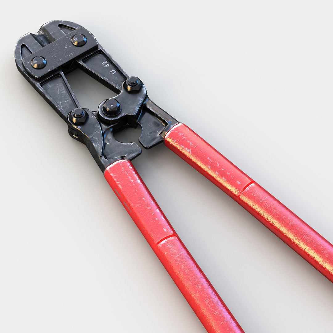 Bolt Cutter 3D model_4