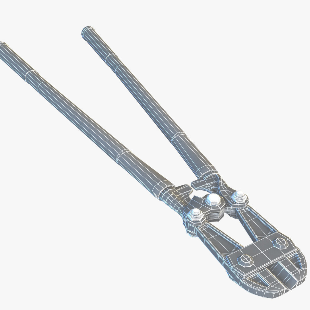 Bolt Cutter 3D model_7