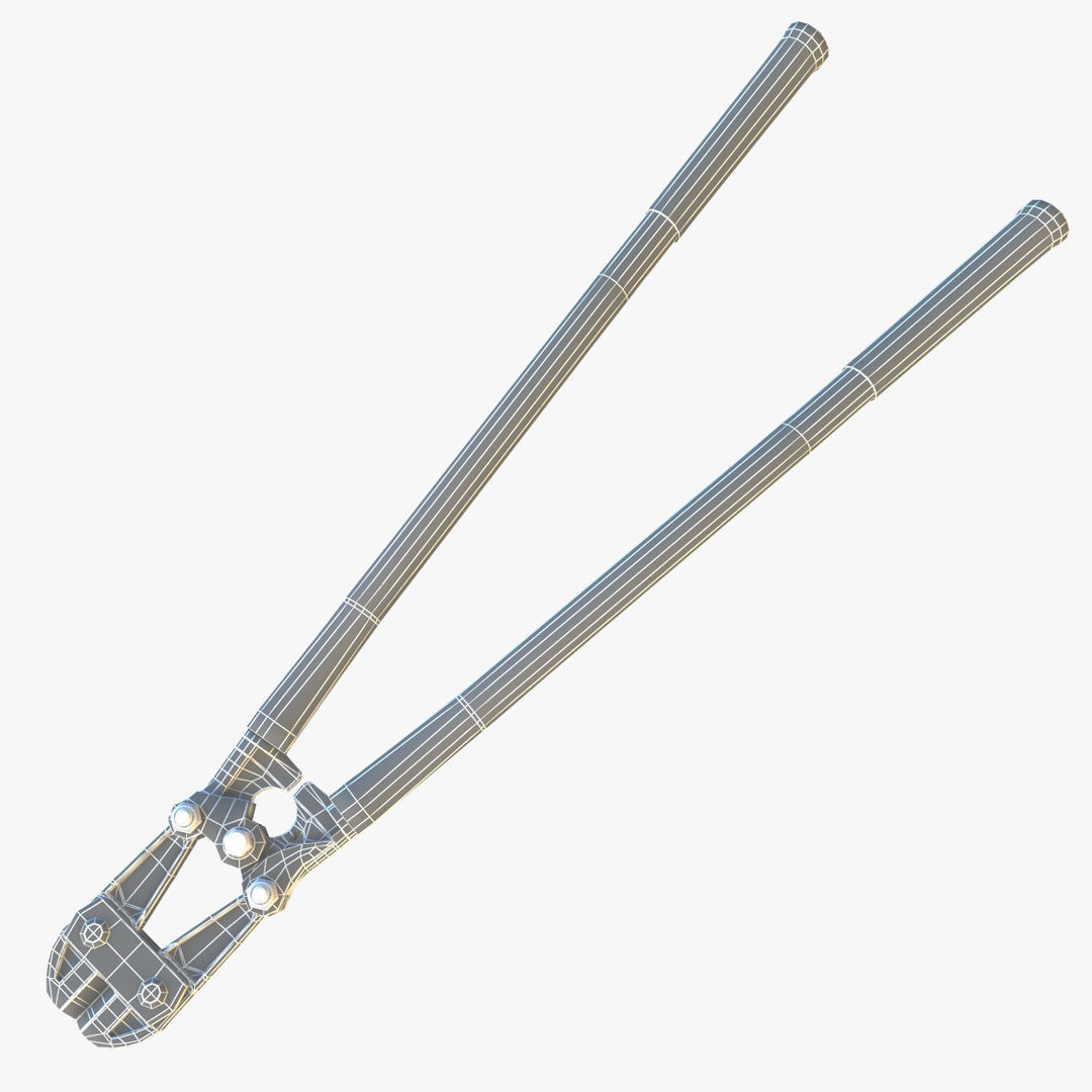 Bolt Cutter 3D model_5