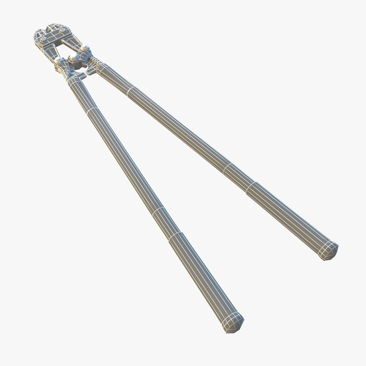 Bolt Cutter 3D model_8