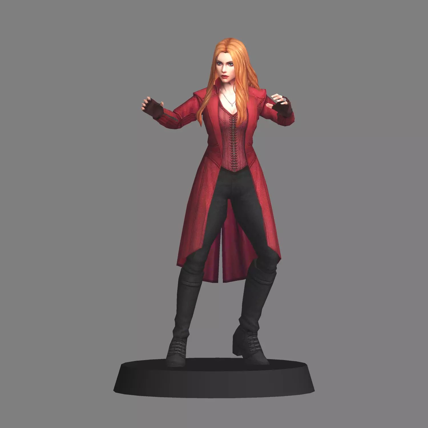 Scarlet Witch Avengers Endgame LOW POLY 3D print model