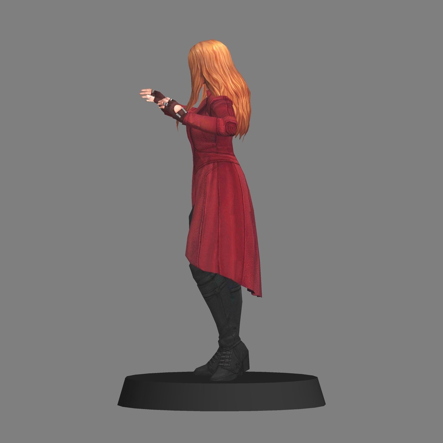 Scarlet Witch Avengers Endgame LOW POLY 3D model 3D printable | CGTrader