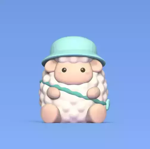 Sheep With Hat