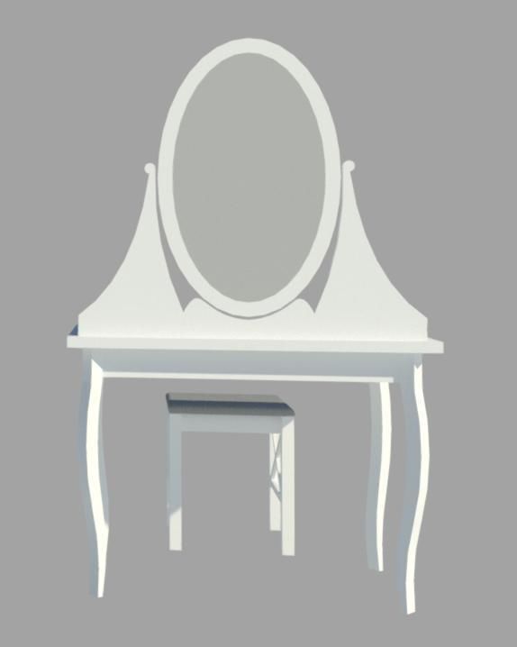 HEMNES - ikea 3d model 3D model_9