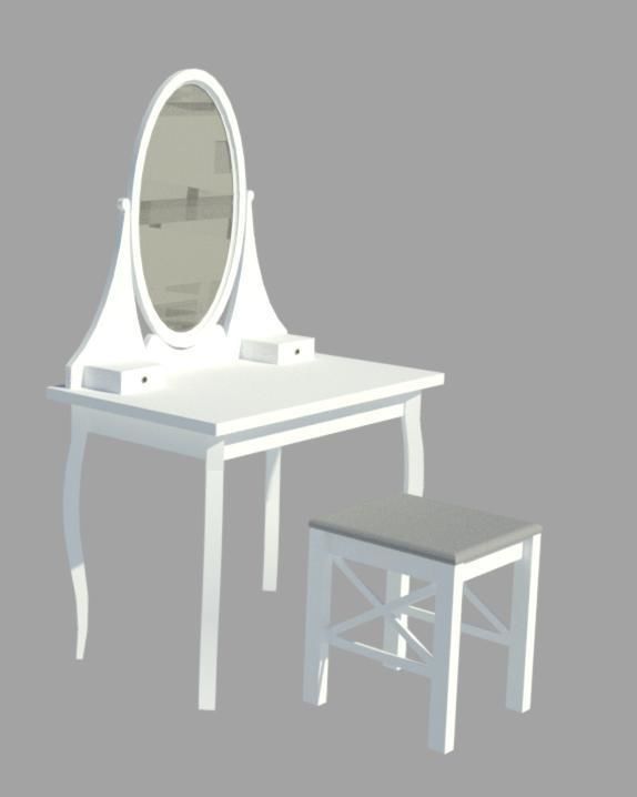 HEMNES - ikea 3d model 3D model_6