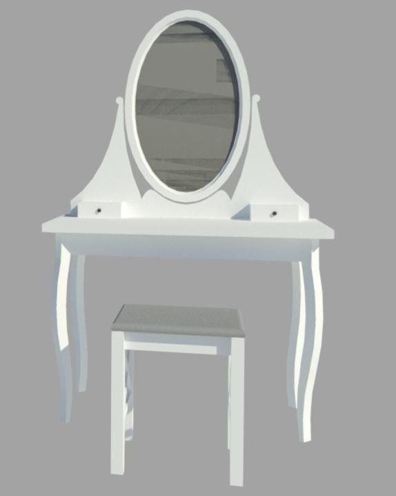 HEMNES - ikea 3d model 3D model_4