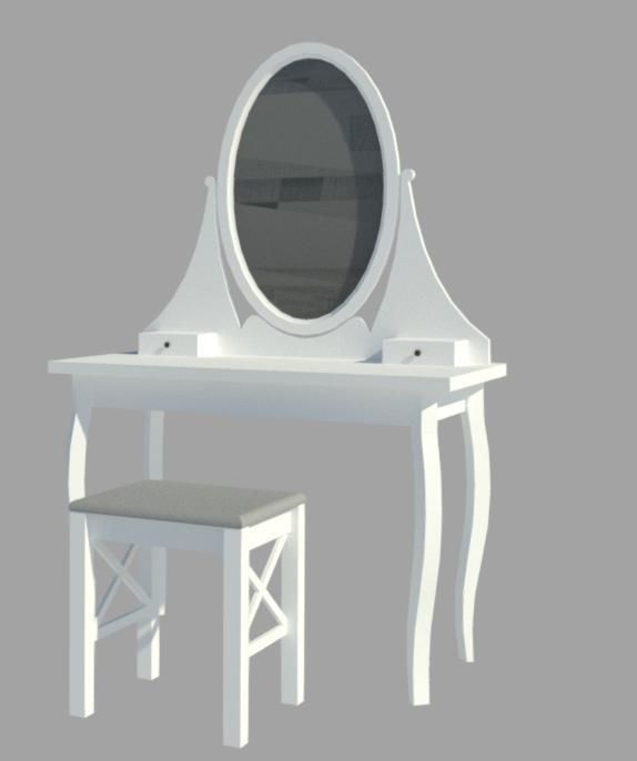 HEMNES - ikea 3d model 3D model_3