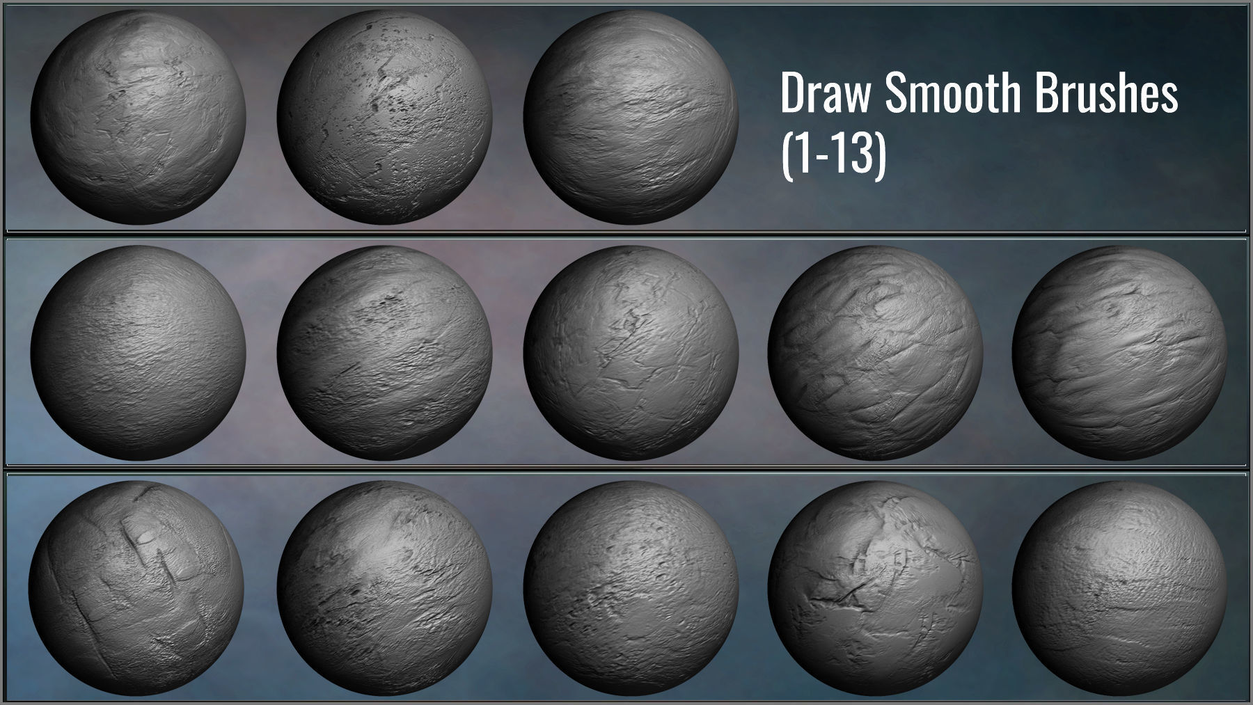 Stone Maker for ZBrush 171 ZBrush Brushes And 50 Alphas Texture_13