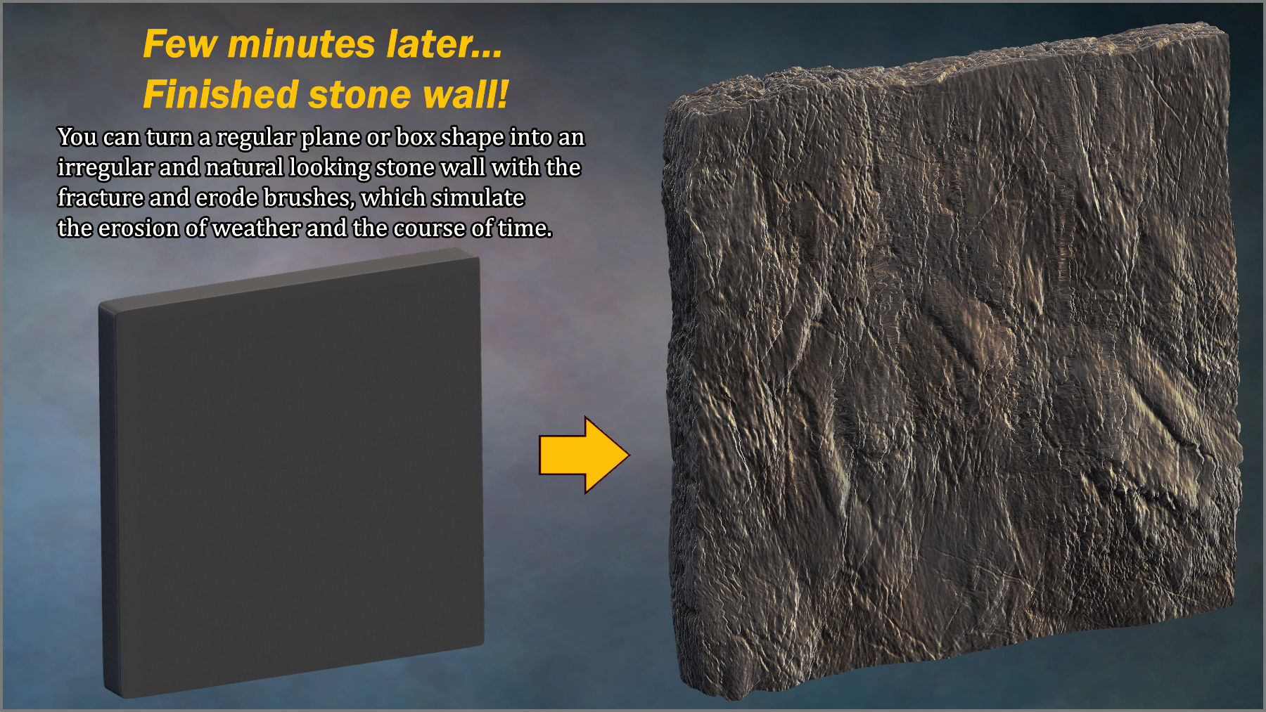 Stone Maker for ZBrush 171 ZBrush Brushes And 50 Alphas Texture_5