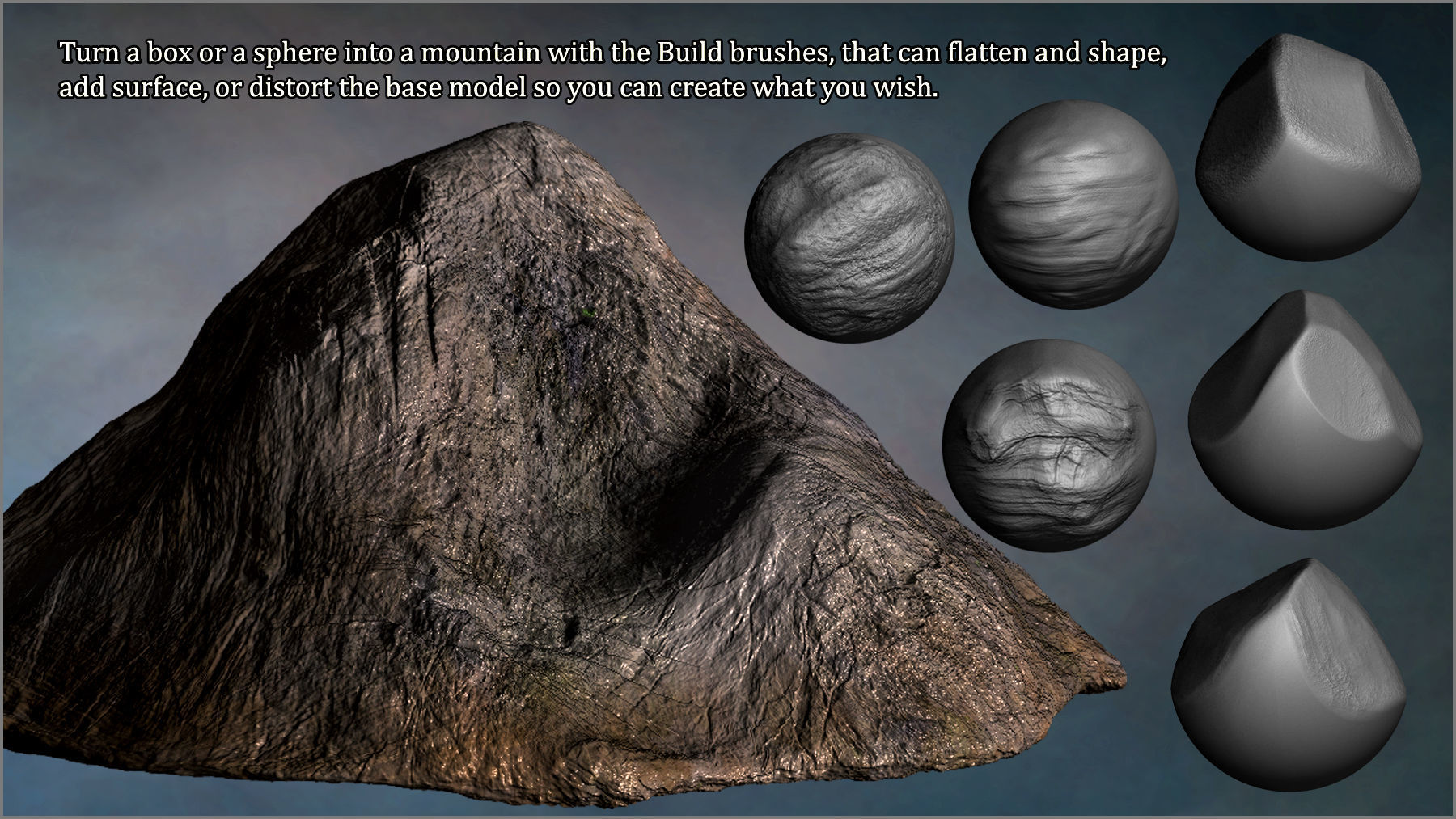 Stone Maker for ZBrush 171 ZBrush Brushes And 50 Alphas Texture_3