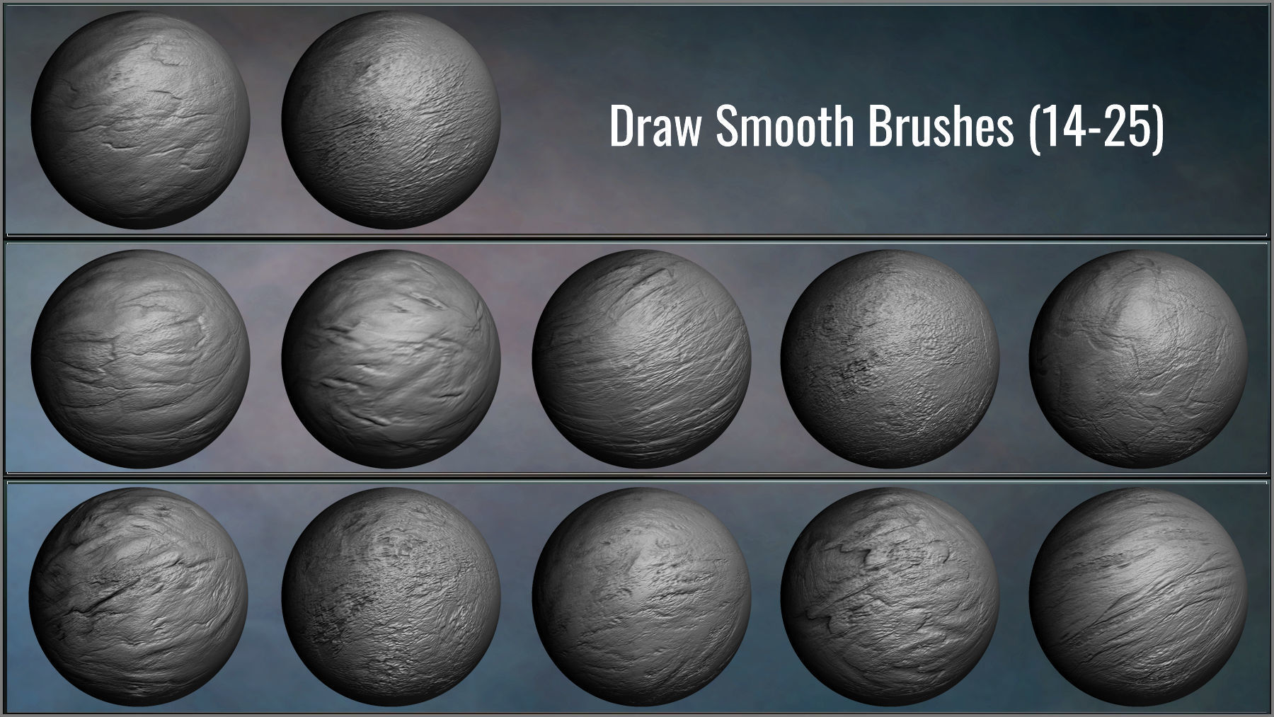 Stone Maker for ZBrush 171 ZBrush Brushes And 50 Alphas Texture_14