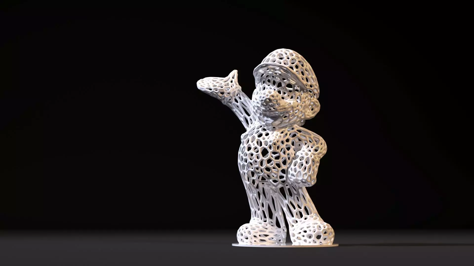 Super Mario 3D print model