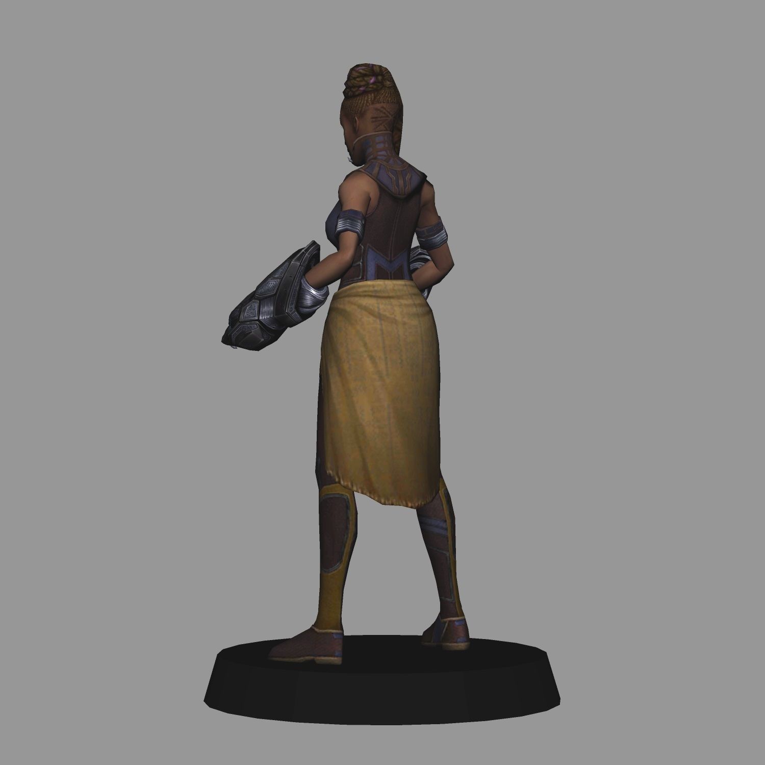 Shuri Avengers Endgame LOW POLY 3D print model_2