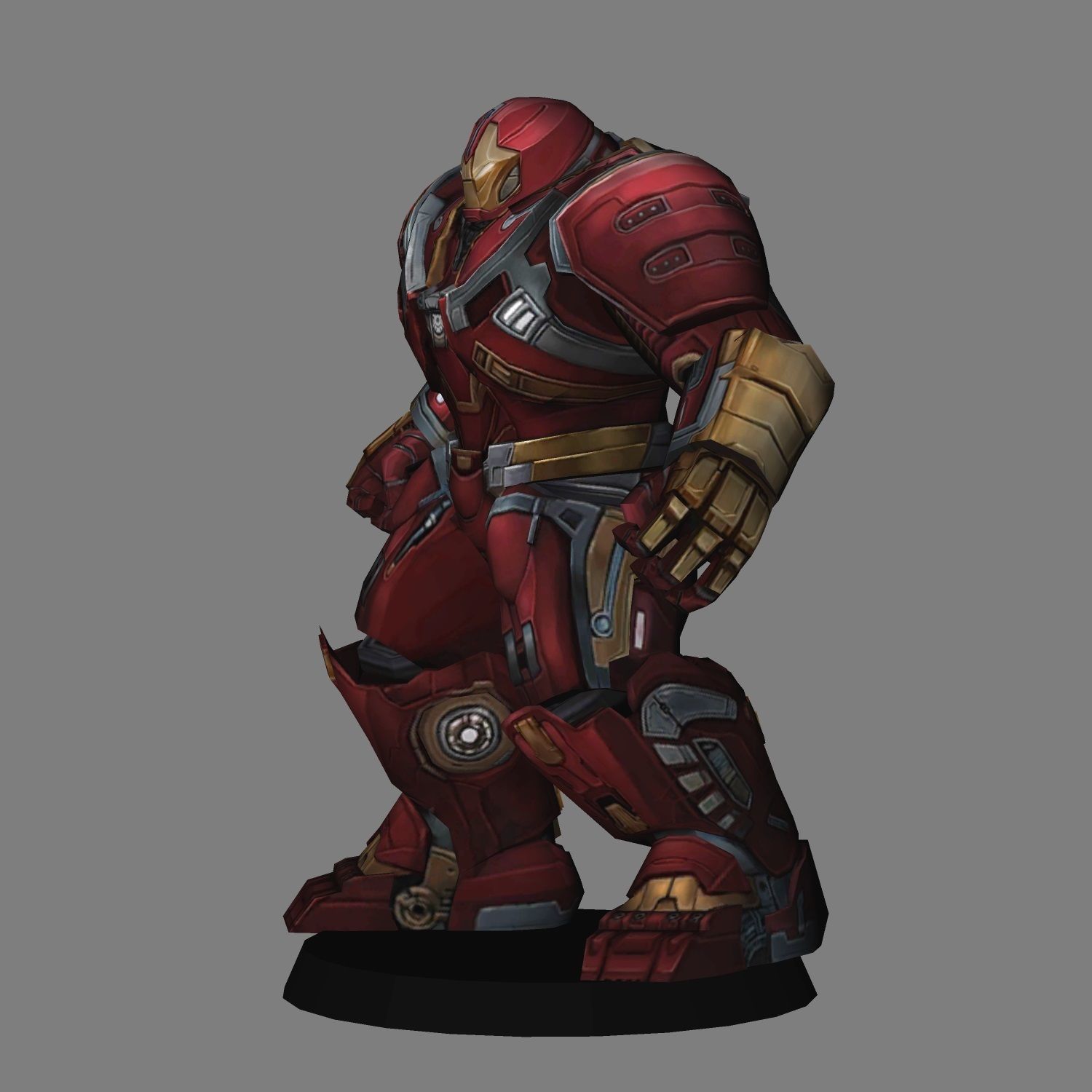 Hulkbuster V2 Avengers Infinity War LOW POLY 3D print model_1