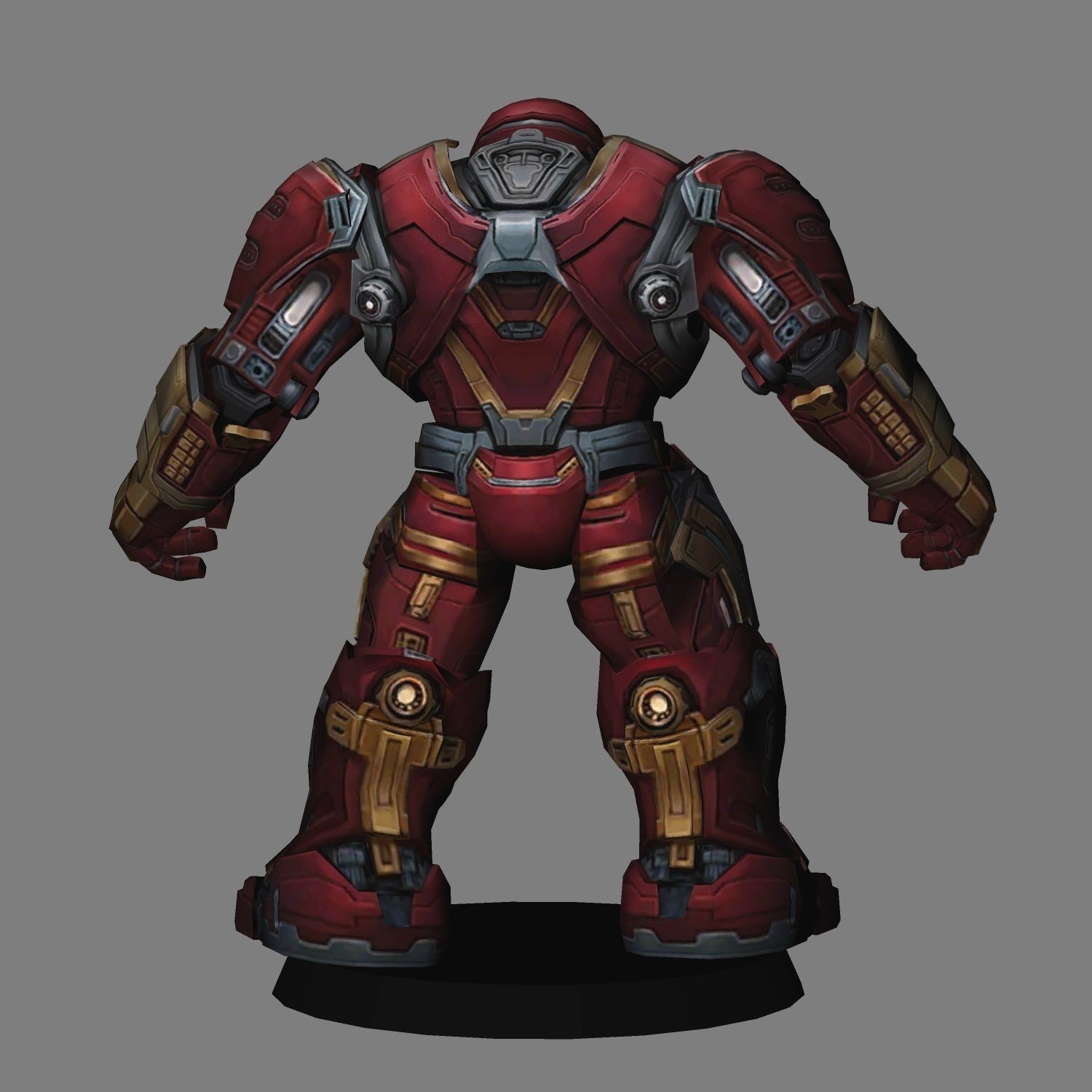 Hulkbuster V2 Avengers Infinity War LOW POLY 3D print model_3