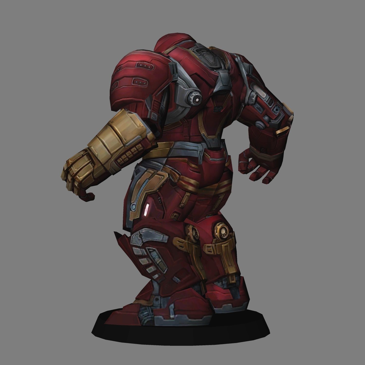 Hulkbuster V2 Avengers Infinity War LOW POLY 3D print model_2