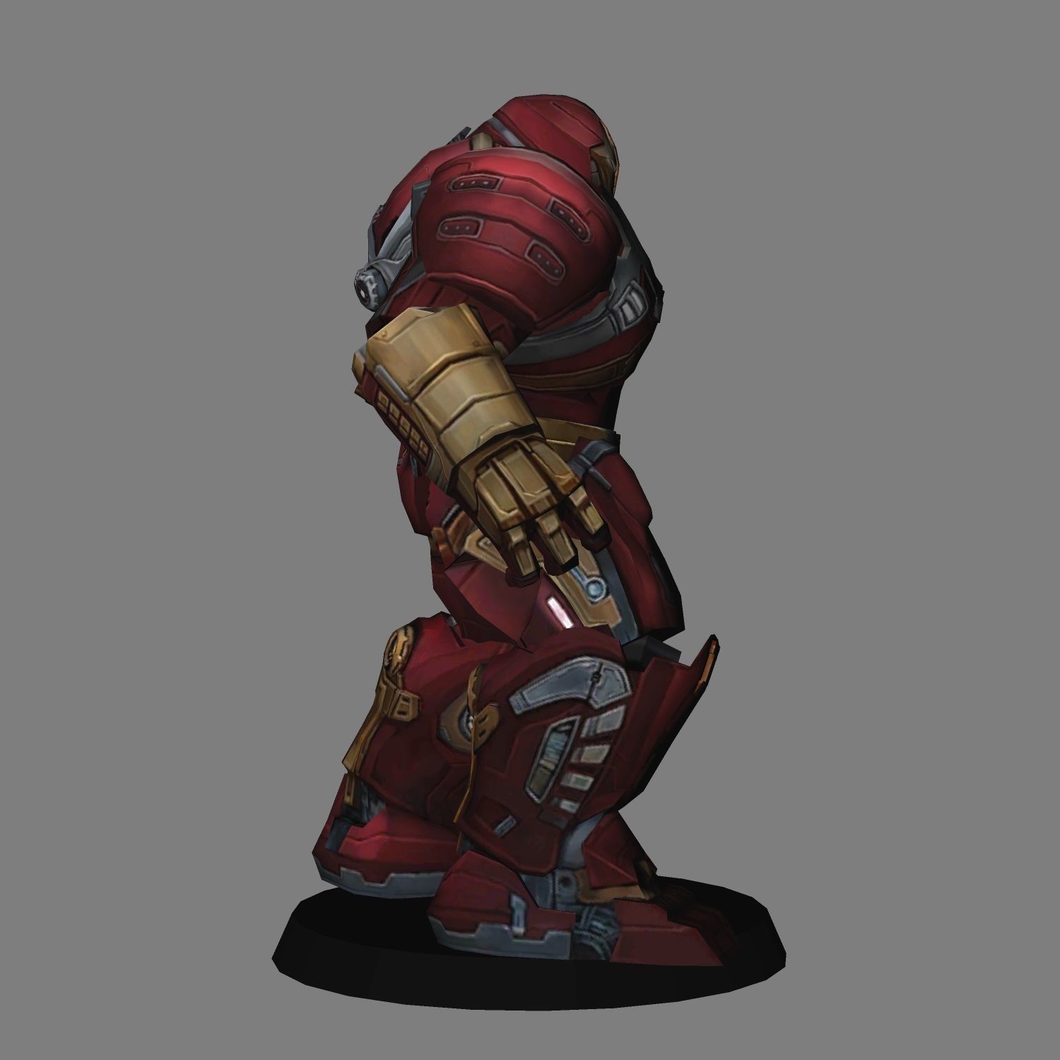Hulkbuster V2 Avengers Infinity War LOW POLY 3D print model_4