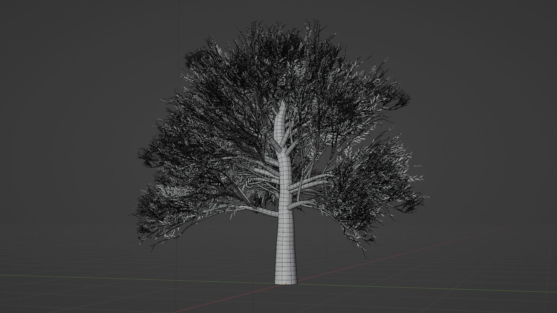 Procedural Tree 3D model_11