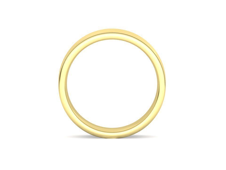 Concave Plain Band 6mm wide 4-13us sizes 3dmodel 3D print model_20