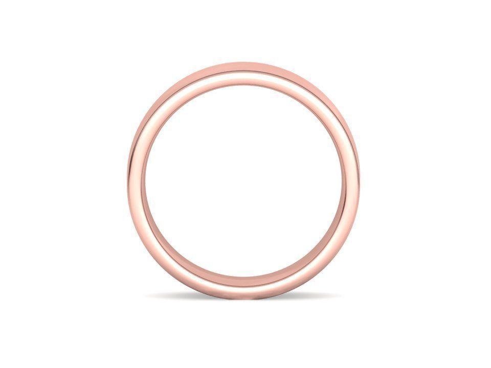 Concave Plain Band 6mm wide 4-13us sizes 3dmodel 3D print model_19