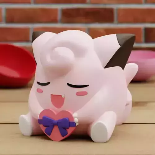 Clefairy Valentines Version NO SUPPORTS