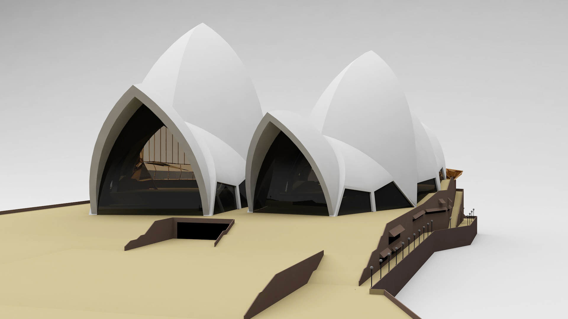 Sidney Opera House 3D model_5