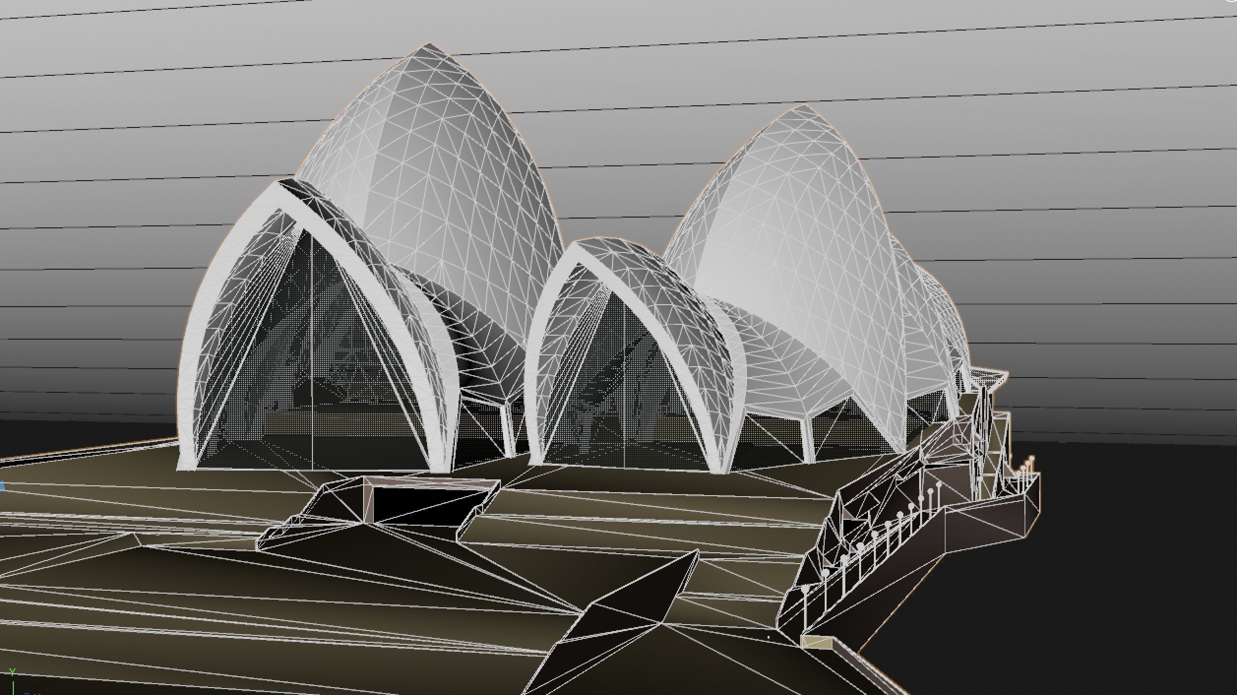 Sidney Opera House 3D model_6