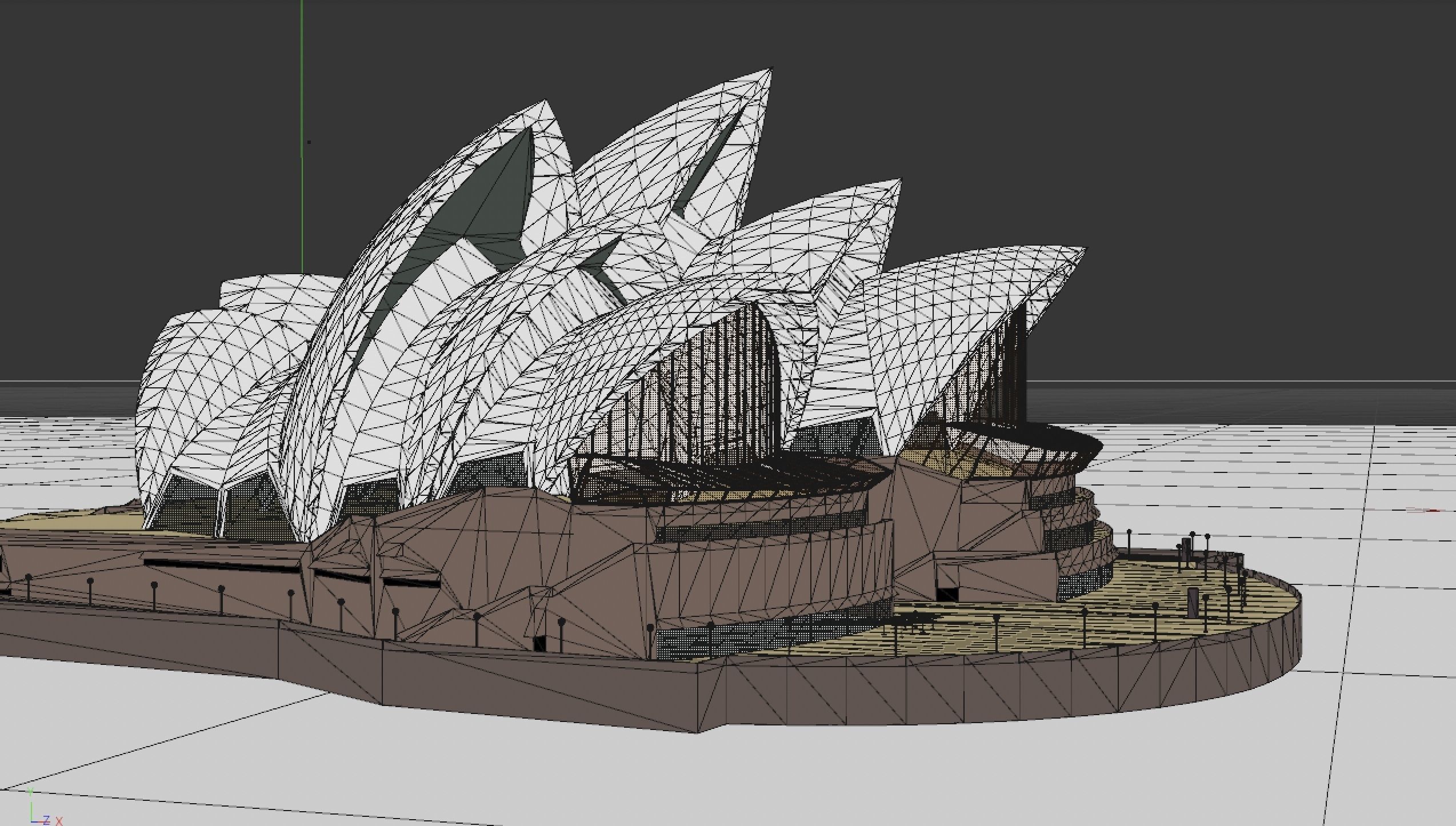 Sidney Opera House 3D model_7