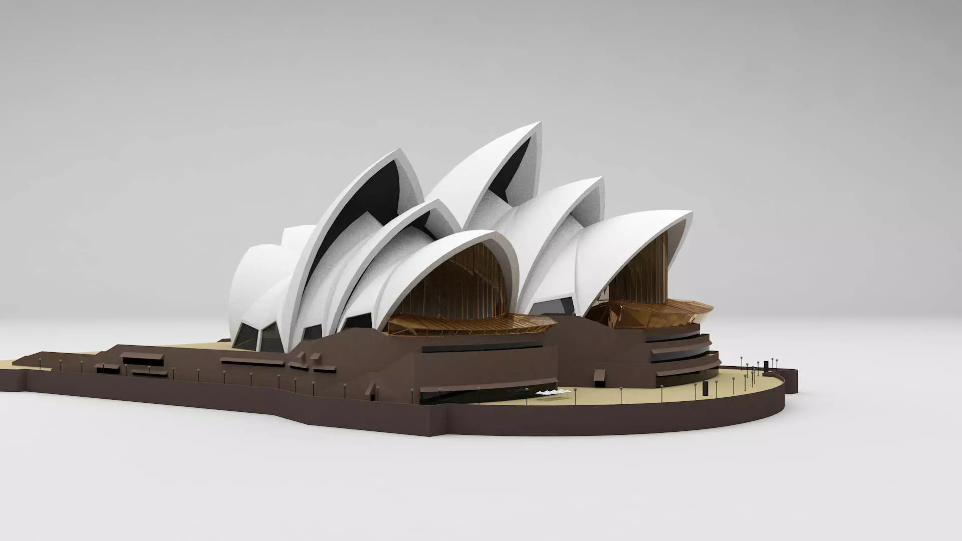 Sidney Opera House 3D model_0