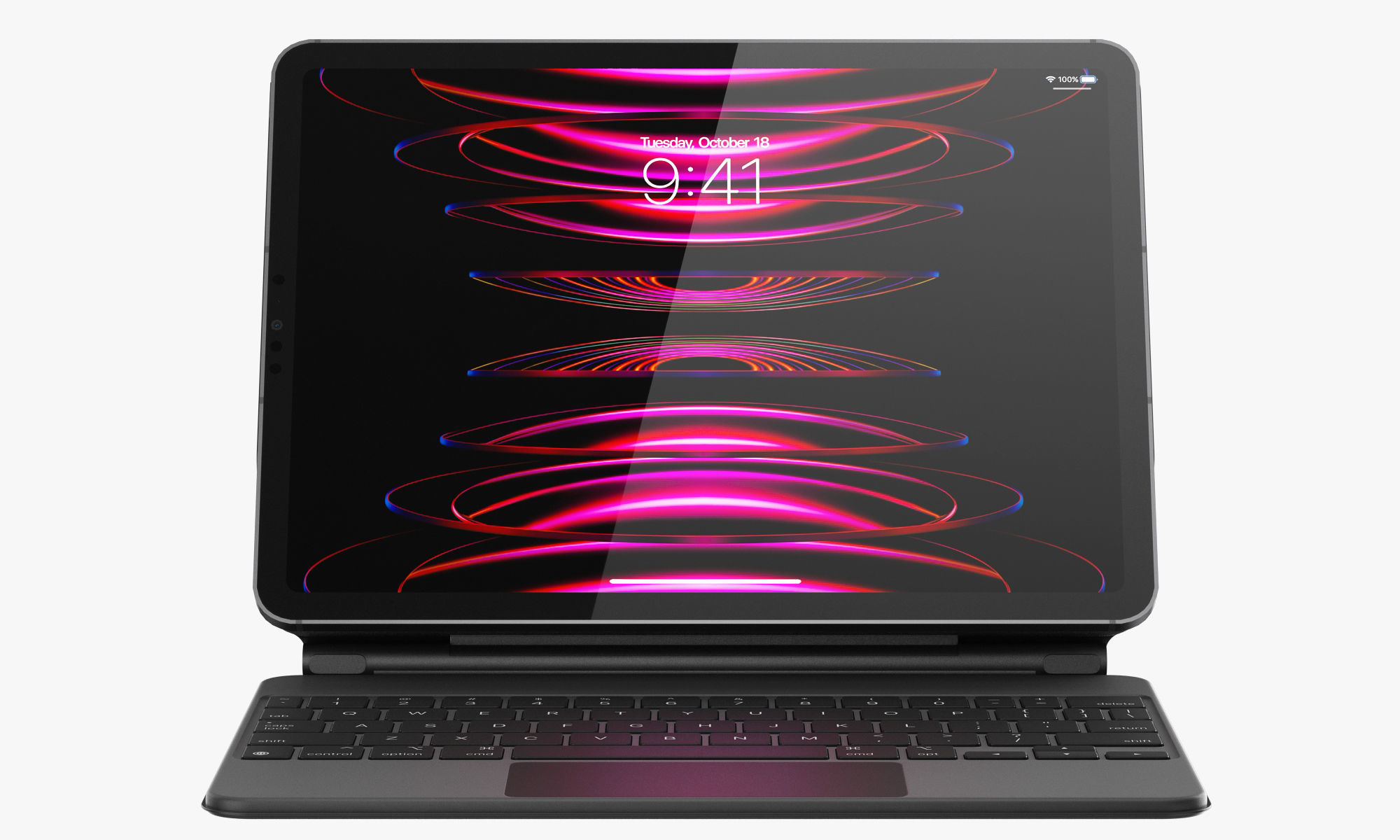 Apple iPad Pro 11-inch M2 and Magic Keyboard 3D model_7