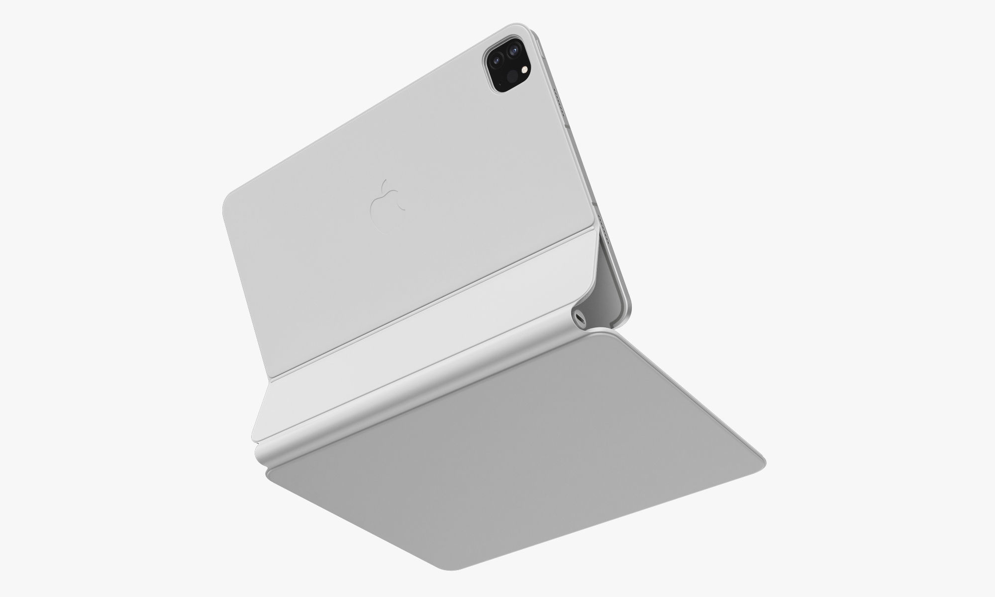 Apple iPad Pro 11-inch M2 and Magic Keyboard 3D model_6