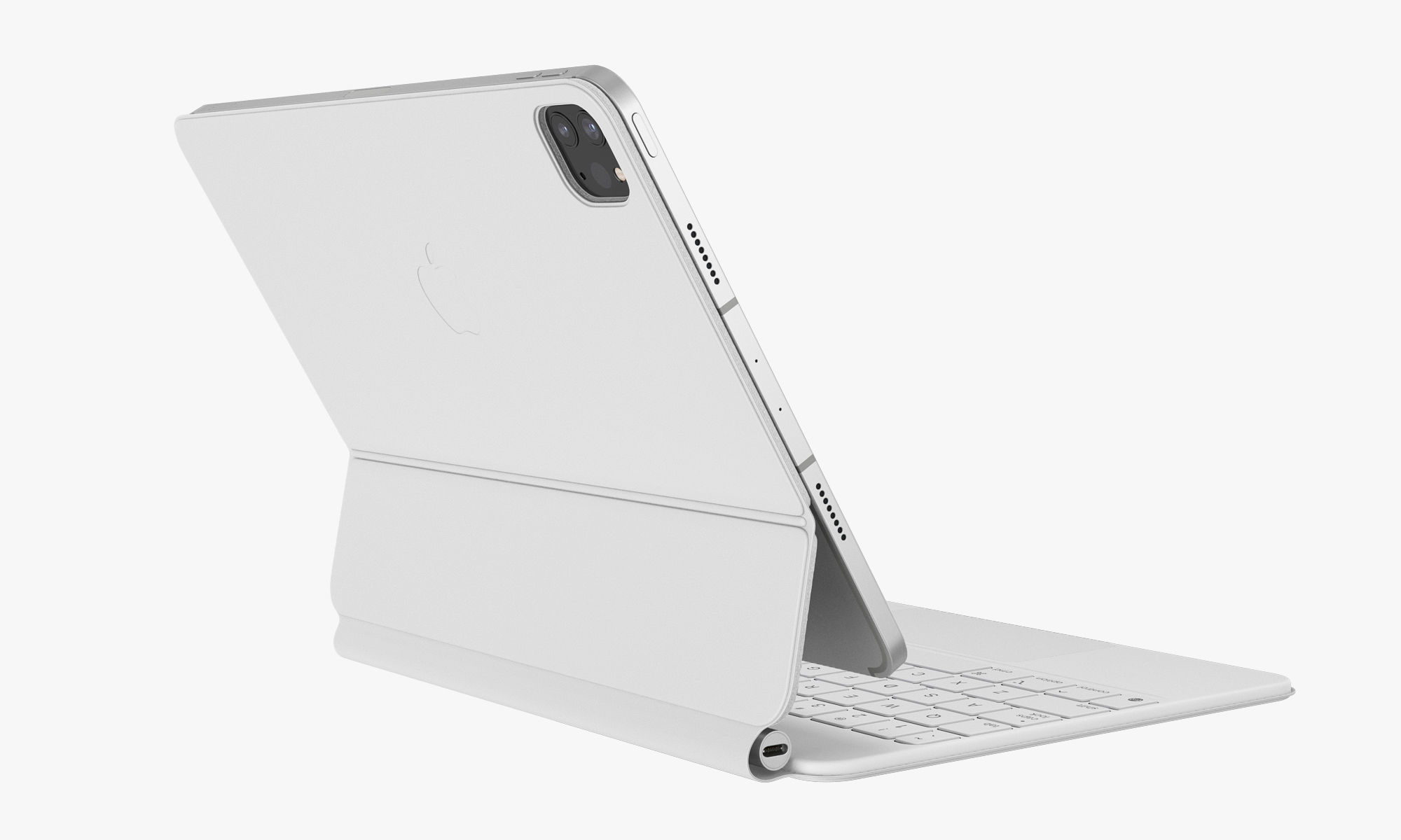 Apple iPad Pro 11-inch M2 and Magic Keyboard 3D model_4