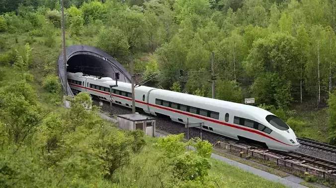 ICE 3 Train 3D model