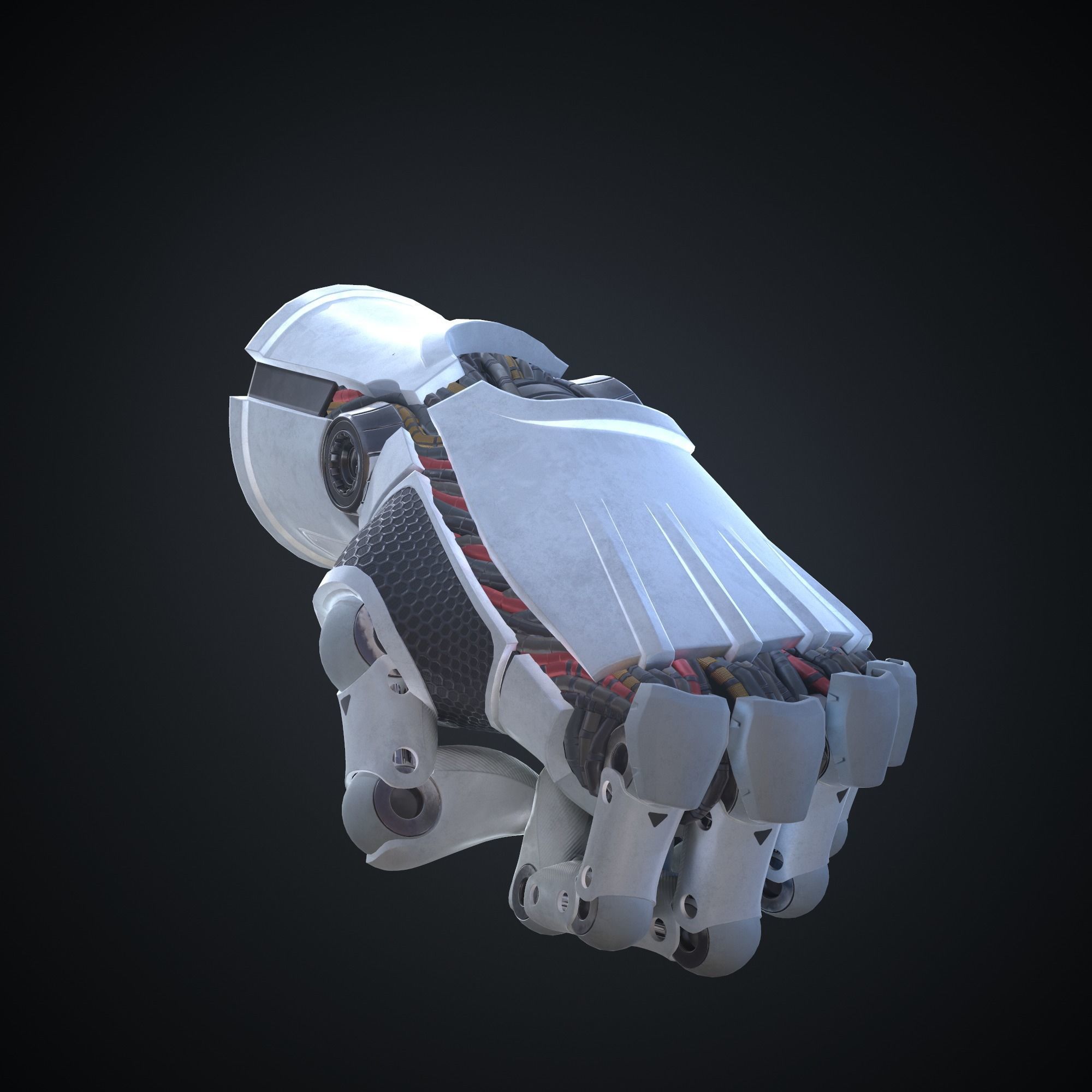 Sci-fi character - Robot 3D model_30
