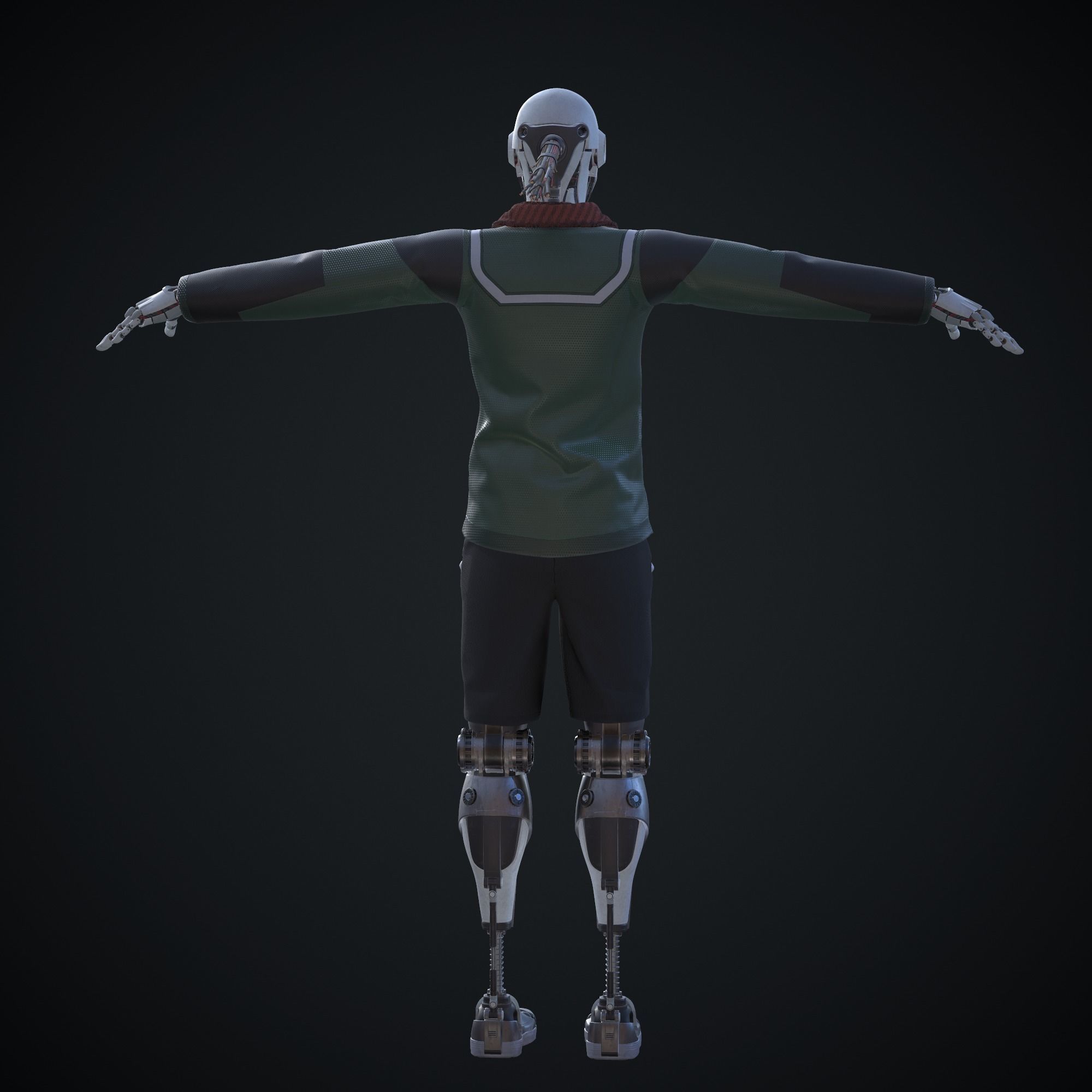 Sci-fi character - Robot 3D model_18