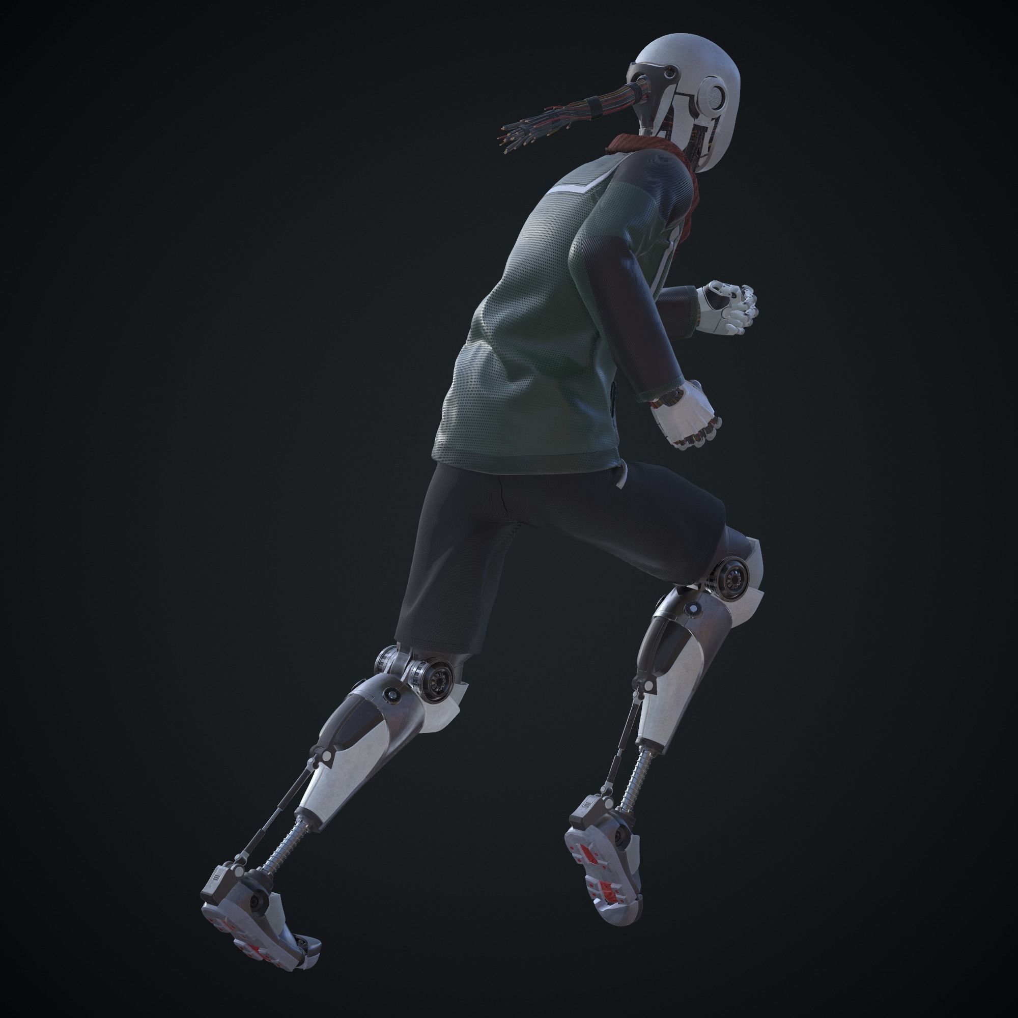 Sci-fi character - Robot 3D model_15