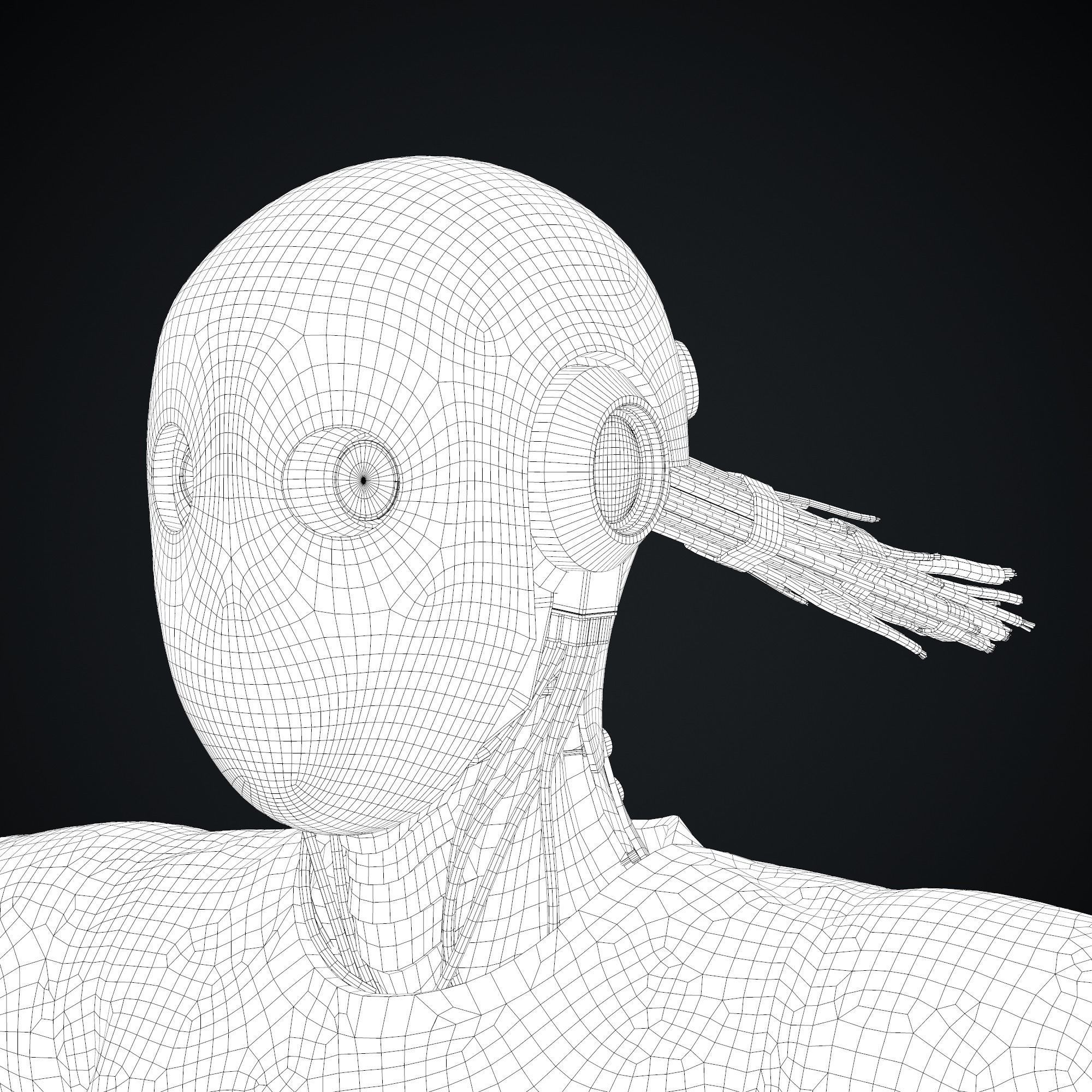 Sci-fi character - Robot 3D model_23