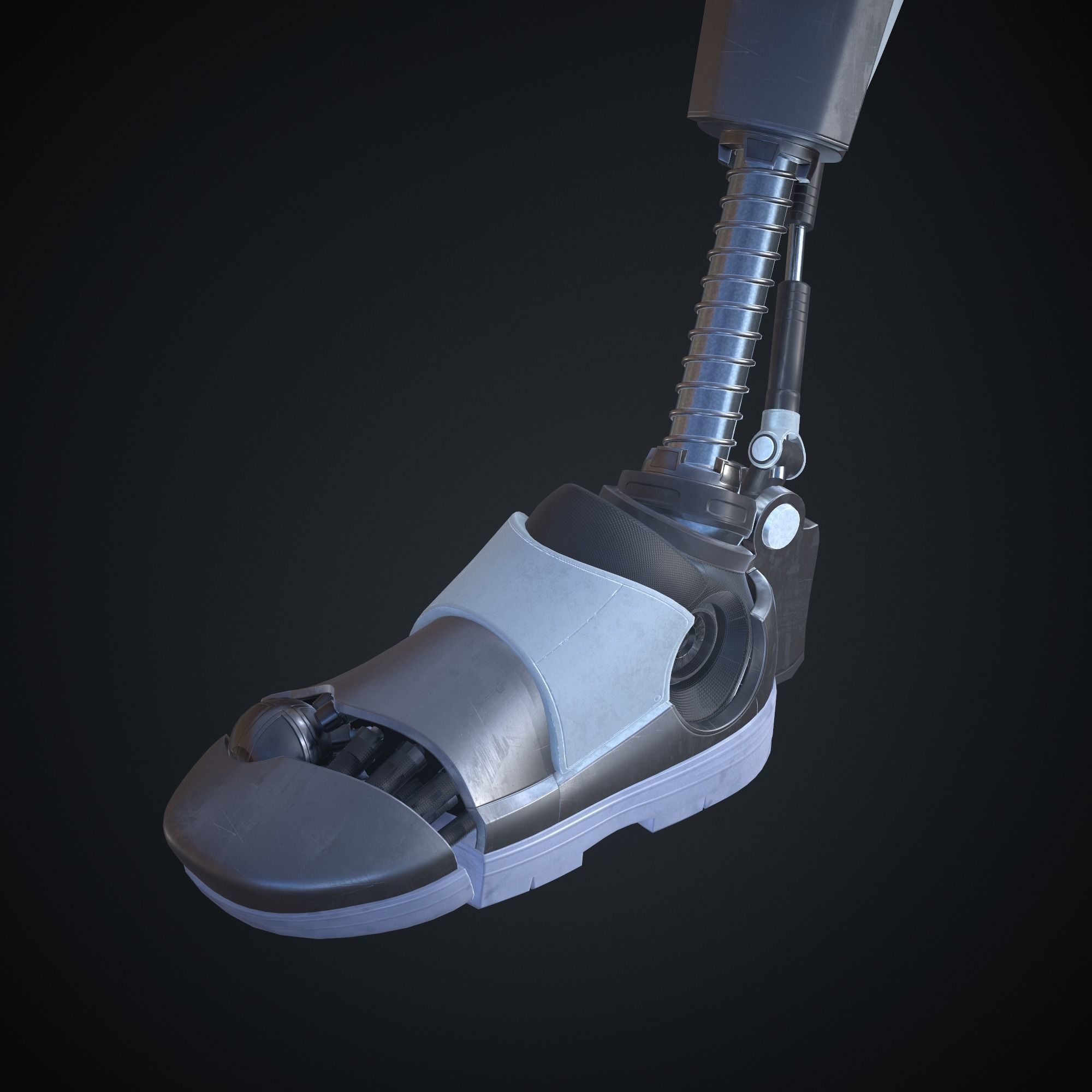 Sci-fi character - Robot 3D model_40