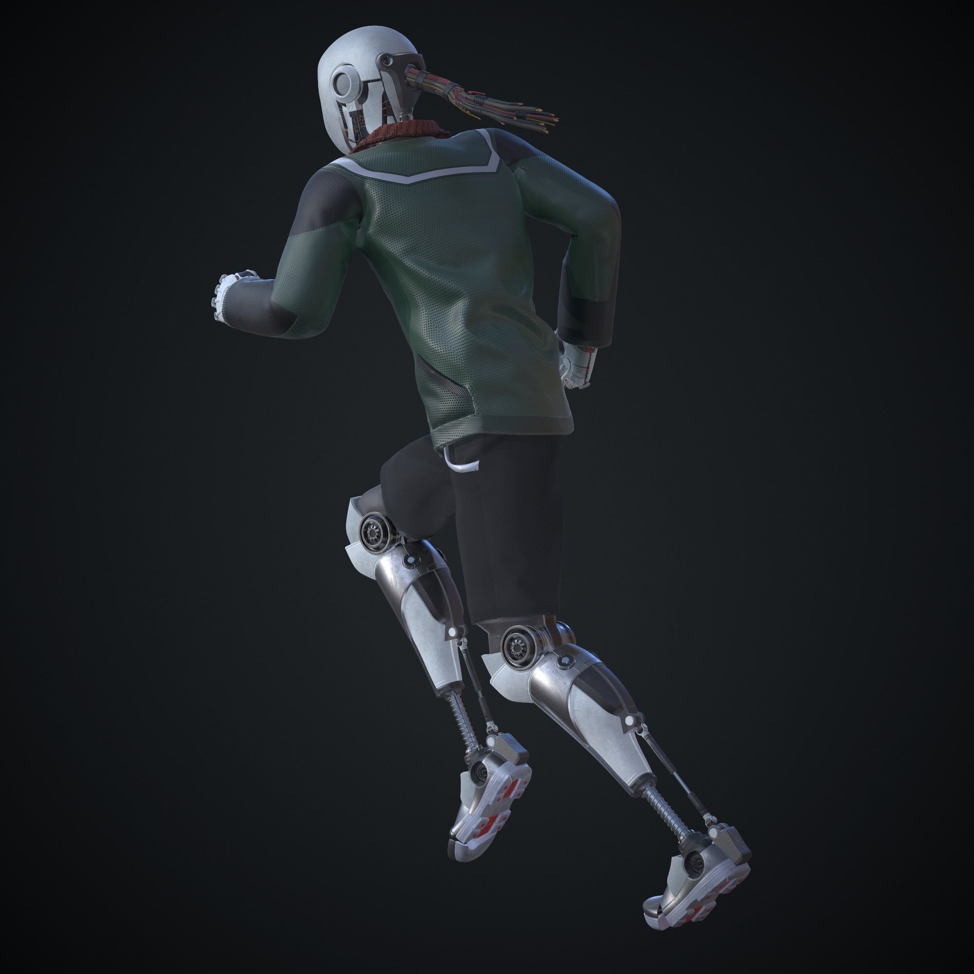 Sci-fi character - Robot 3D model_14