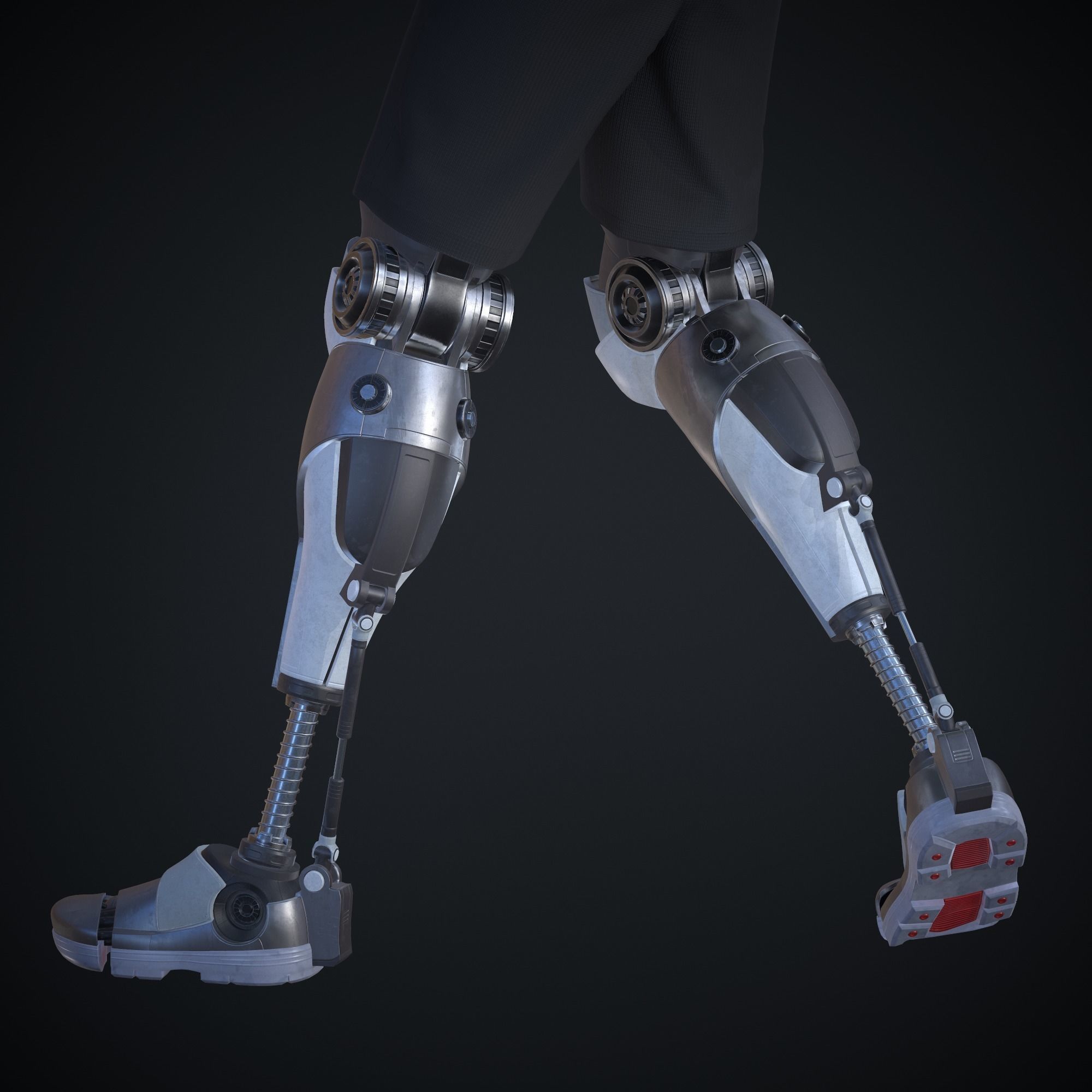 Sci-fi character - Robot 3D model_37