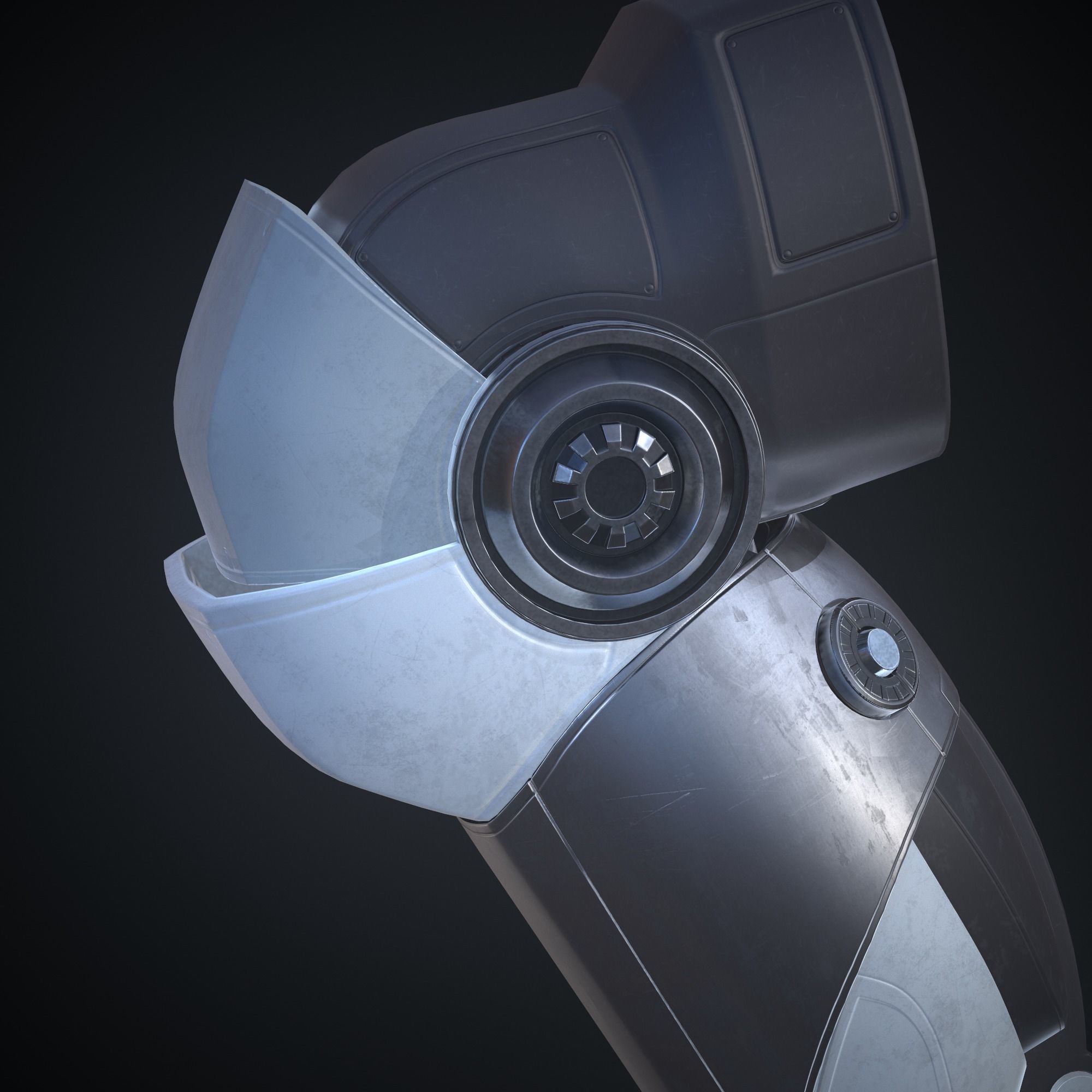 Sci-fi character - Robot 3D model_38