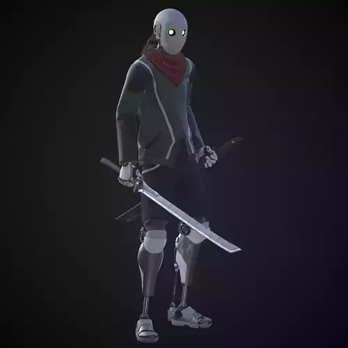 Sci-fi character - Robot 3D model