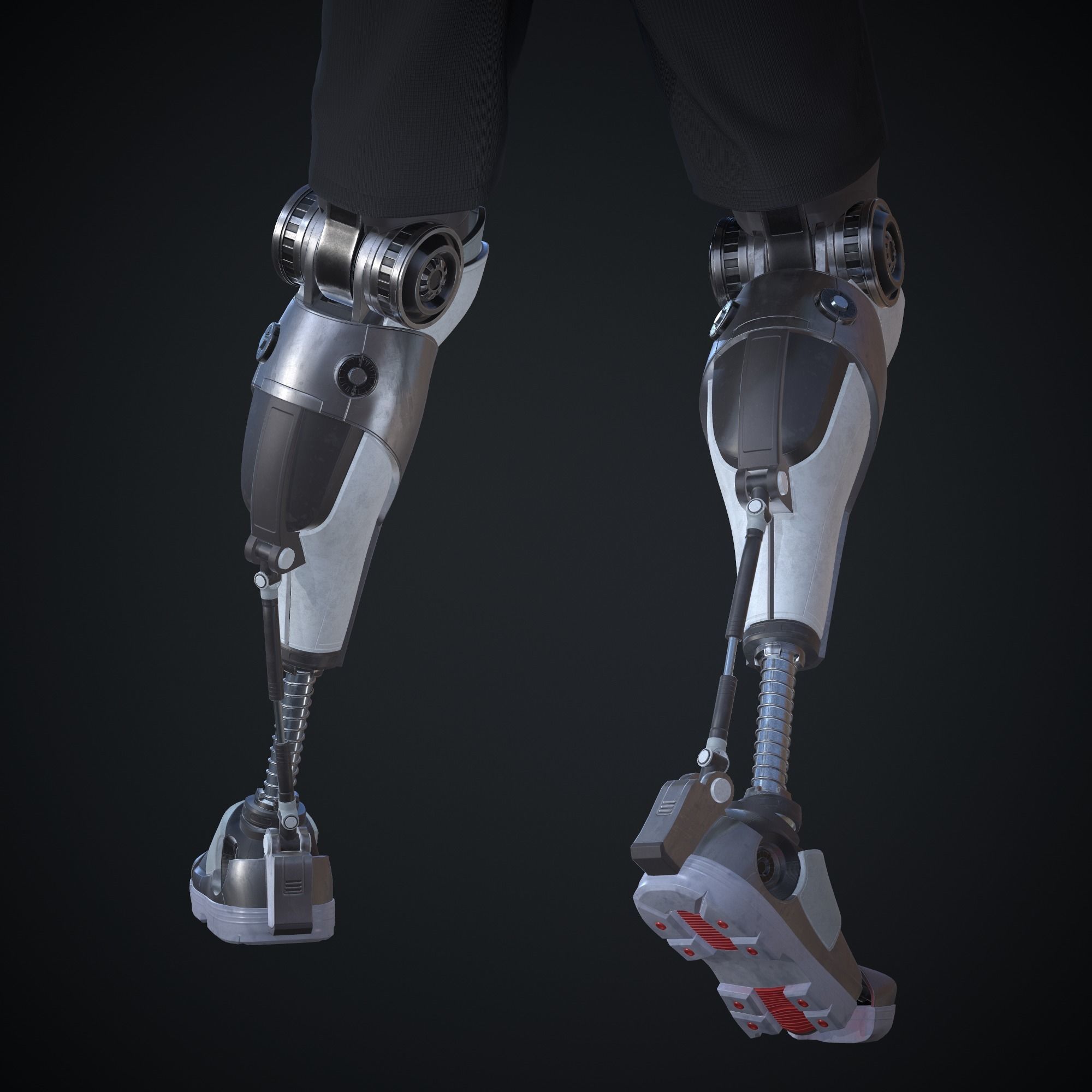 Sci-fi character - Robot 3D model_36