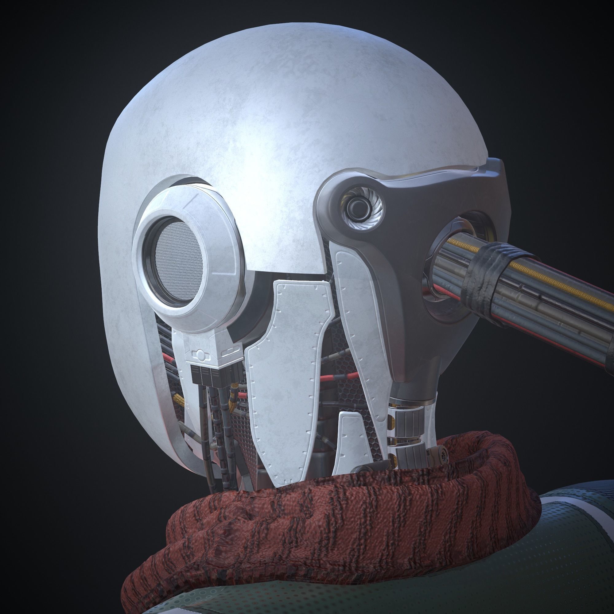 Sci-fi character - Robot 3D model_24