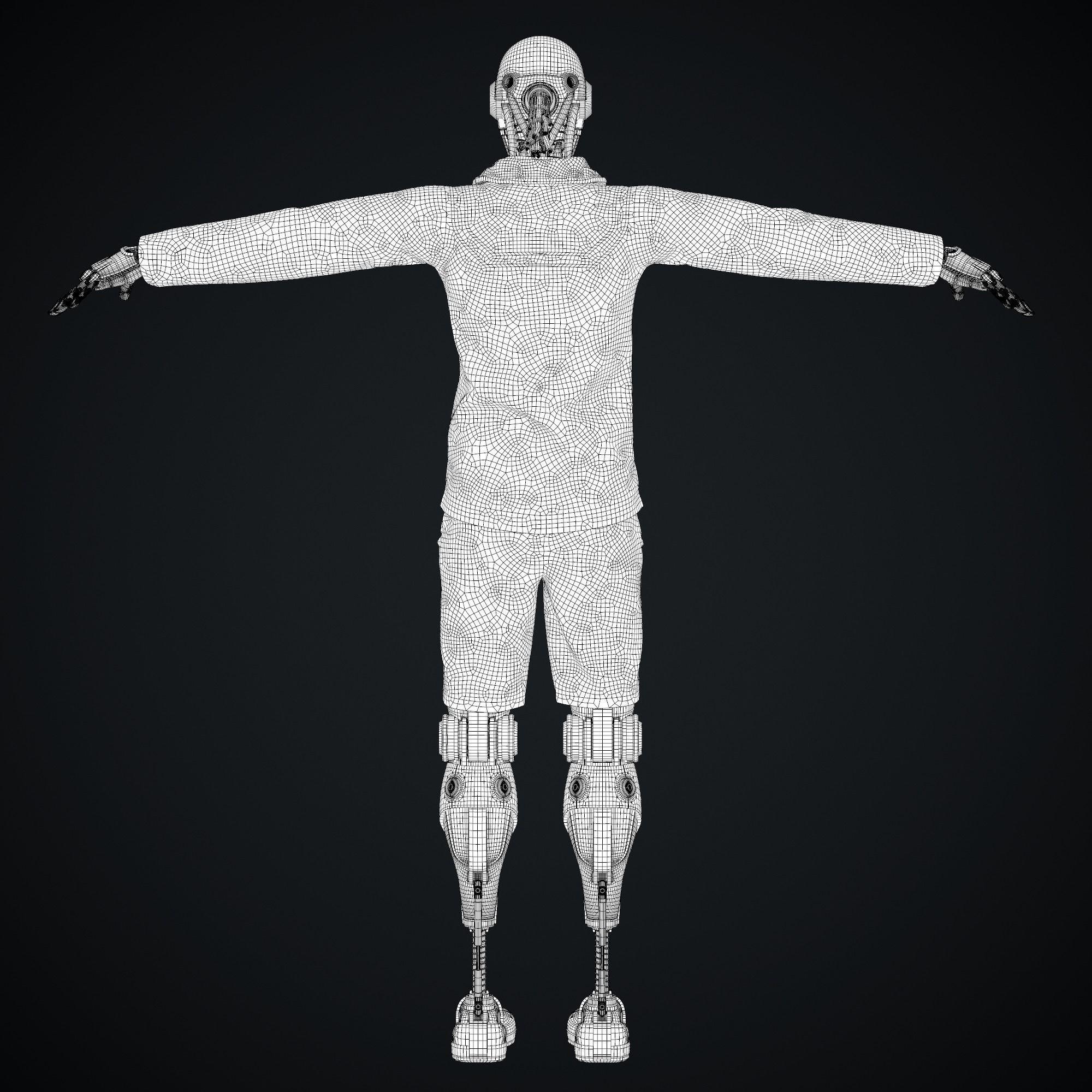 Sci-fi character - Robot 3D model_19